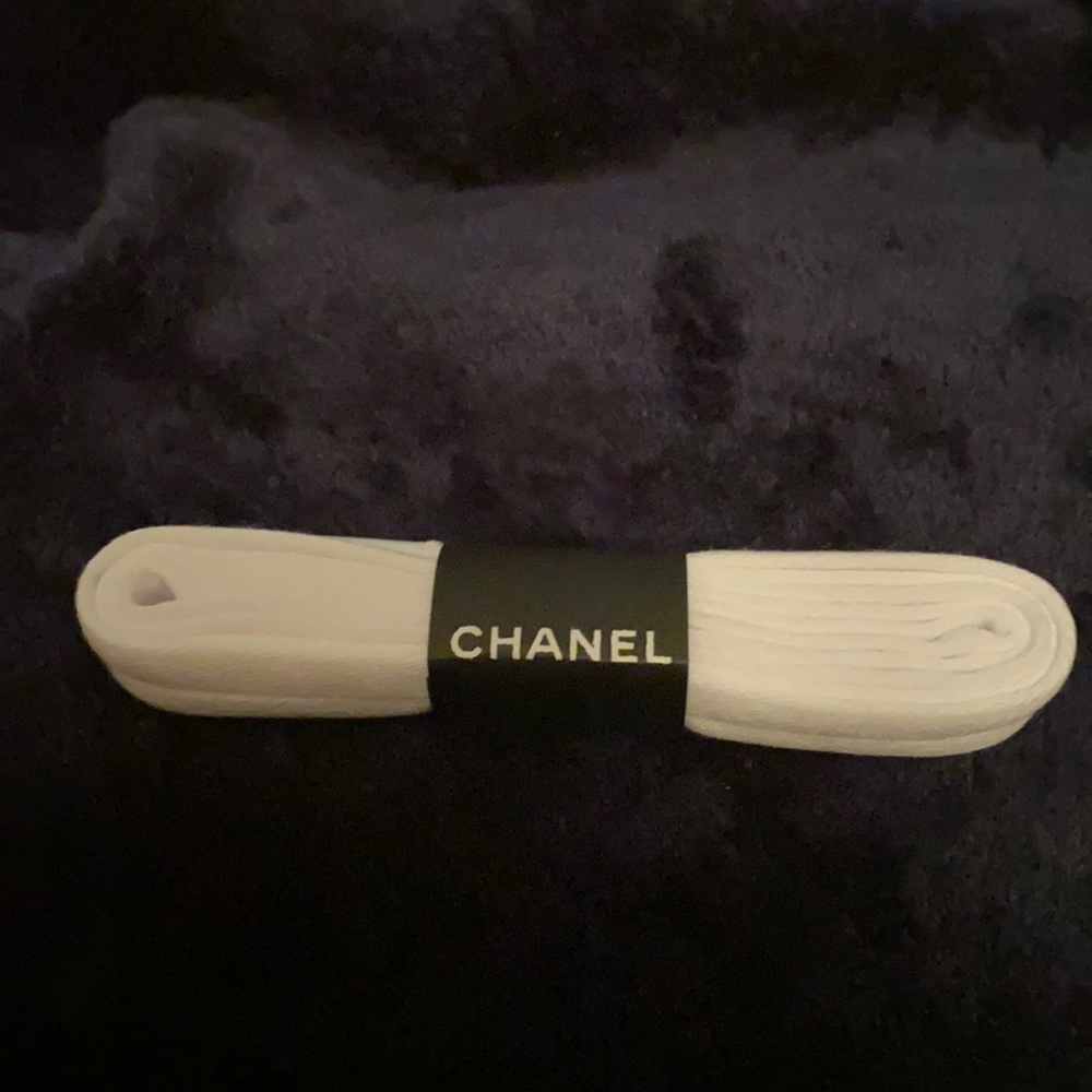 💯Authentic Chanel Tennis Shoestring laces.